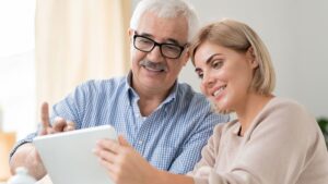 Informações sobre saúde ocular para adultos de 40 a 65 anos